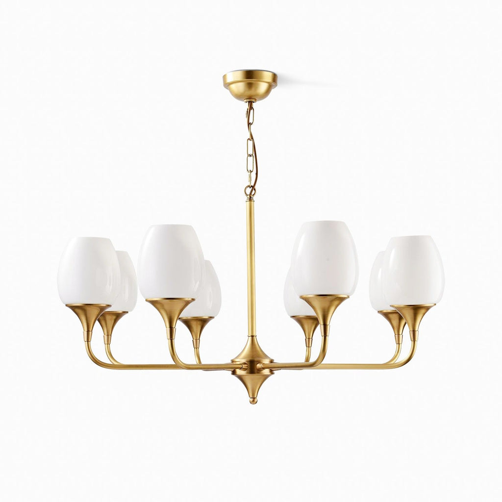 Trevenia Glass Chandelier-Moonnatur