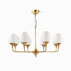 Trevenia Glass Chandelier-Moonnatur