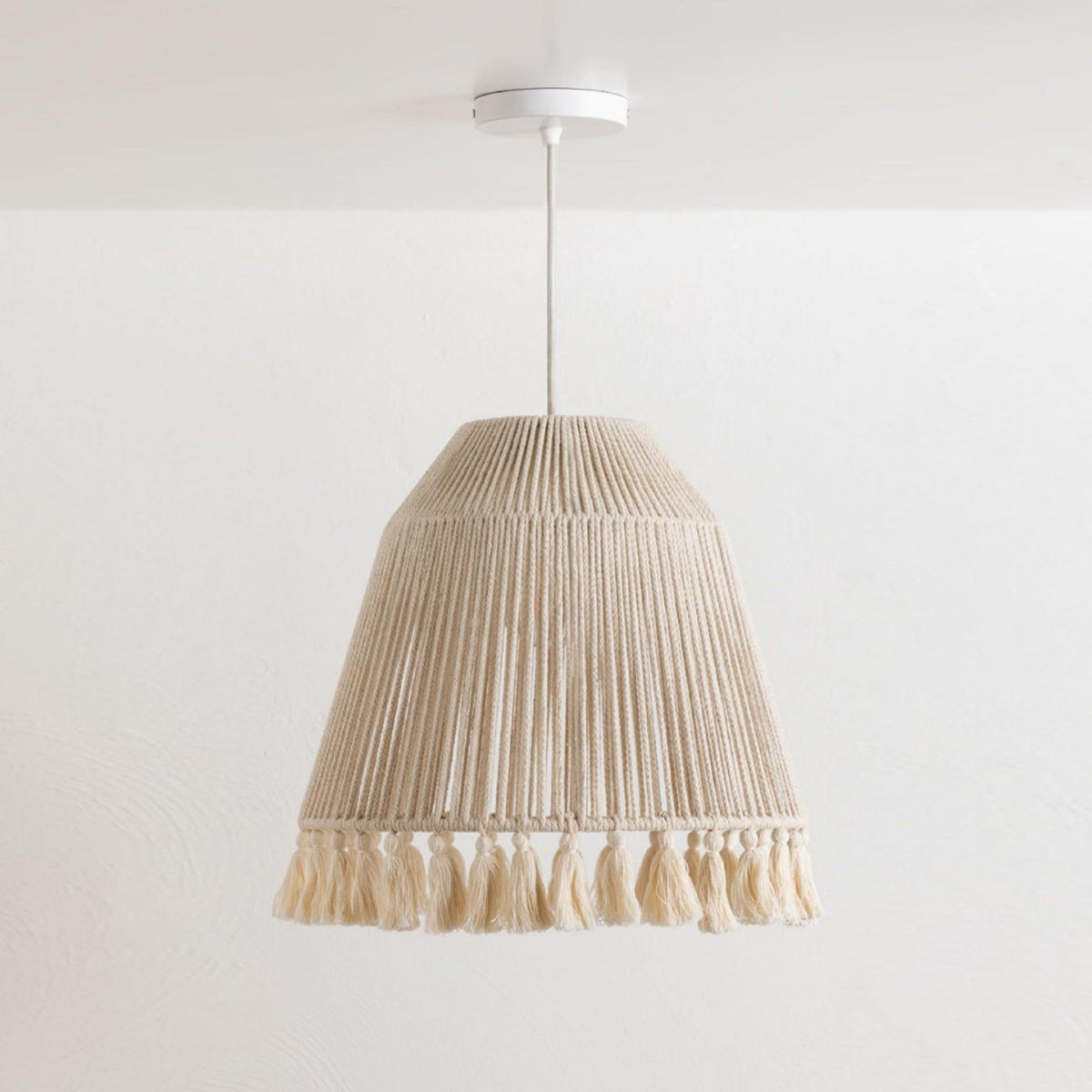 Calderara Hemp Rope Pendant Light-Moonnatur