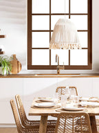 Calderara Hemp Rope Pendant Light-Moonnatur