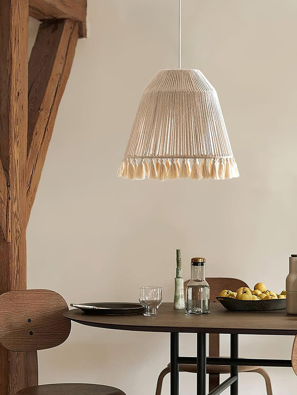 Calderara Hemp Rope Pendant Light-Moonnatur