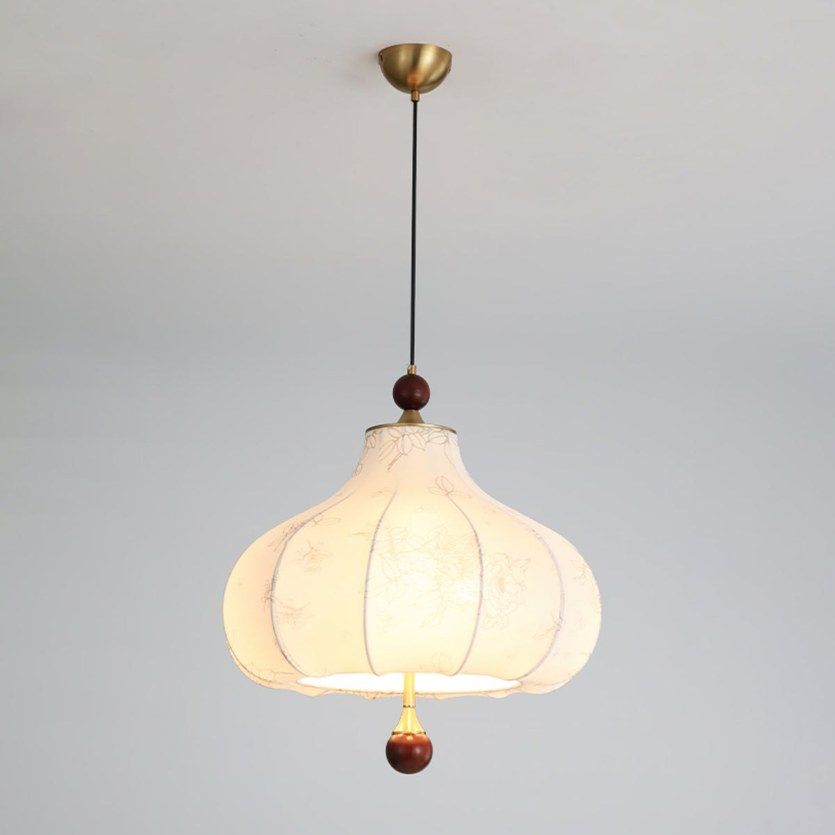 Narenaria Fabric Pendant Light-Moonnatur