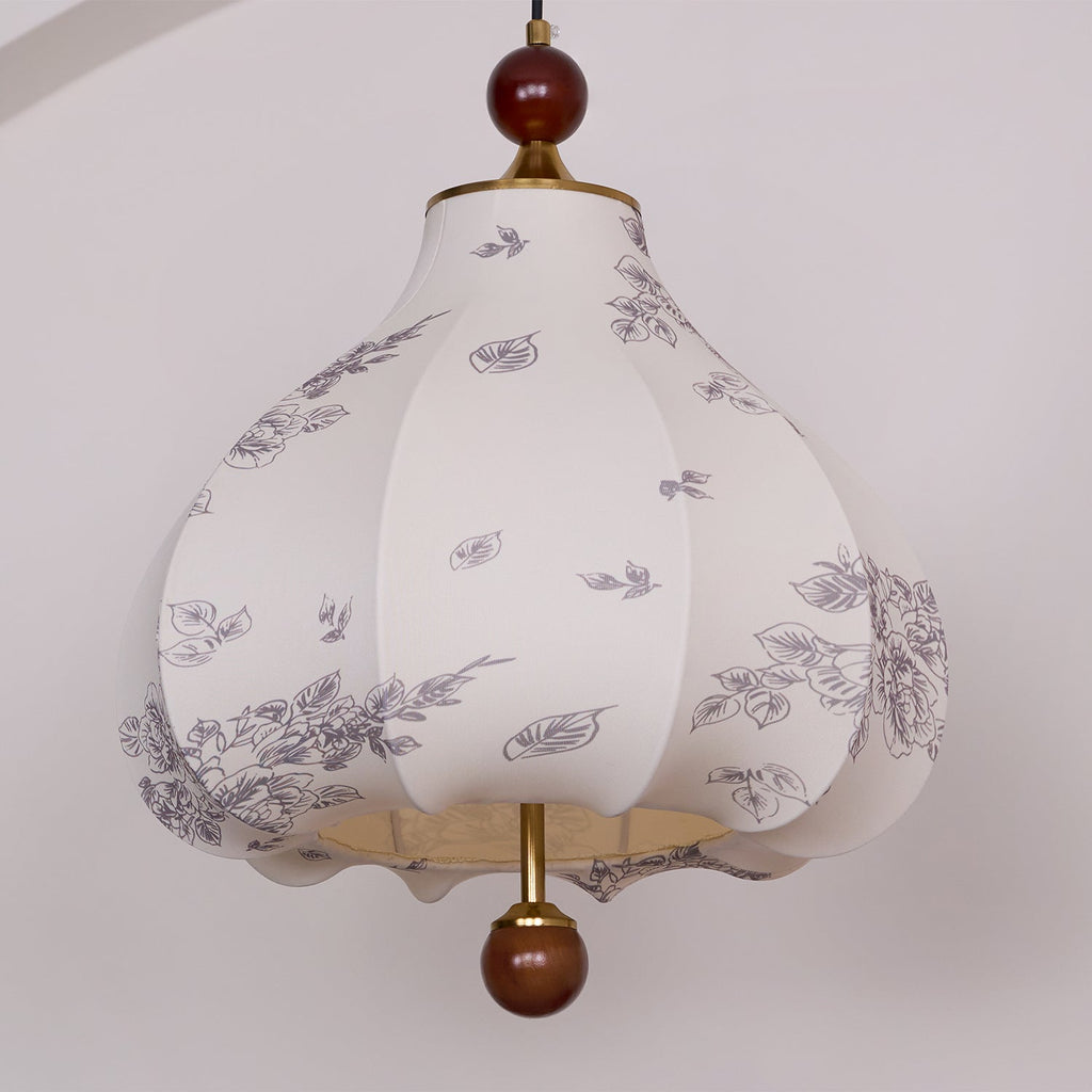 Narenaria Fabric Pendant Light-Moonnatur