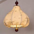 Narenaria Fabric Pendant Light-Moonnatur