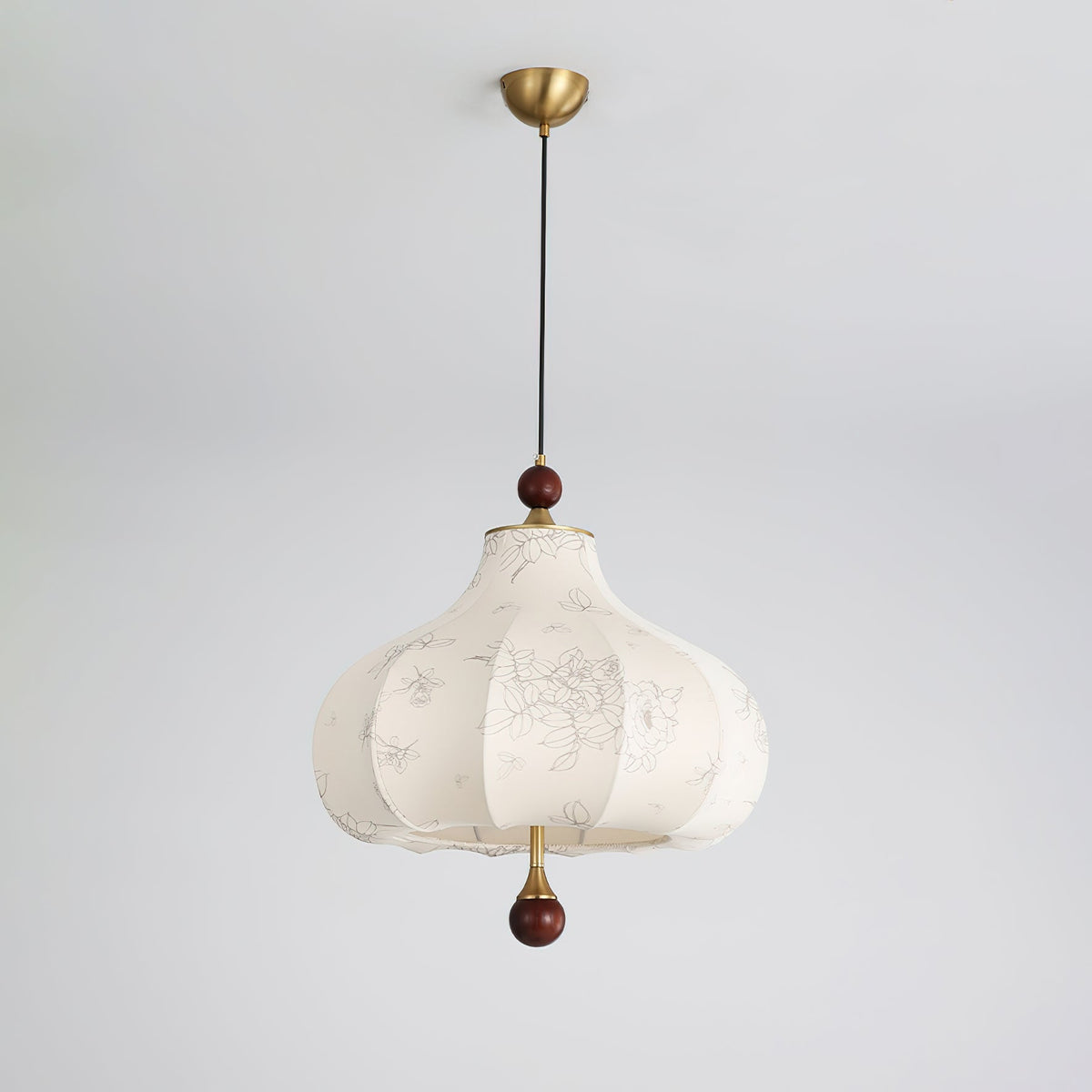 Narenaria Fabric Pendant Light-Moonnatur