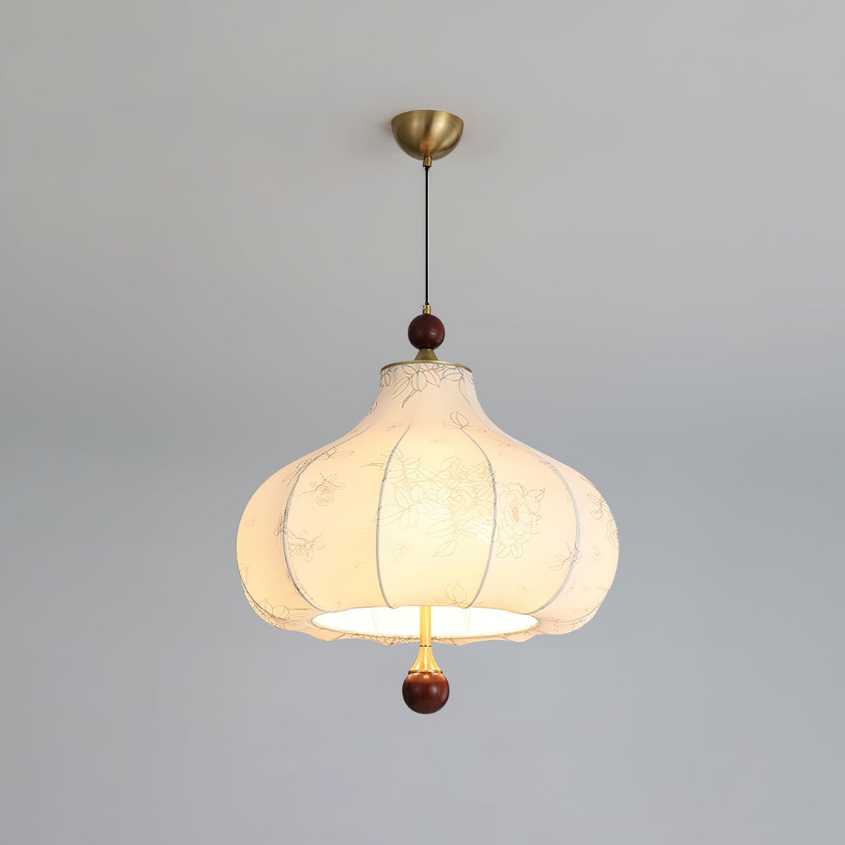Narenaria Fabric Pendant Light-Moonnatur