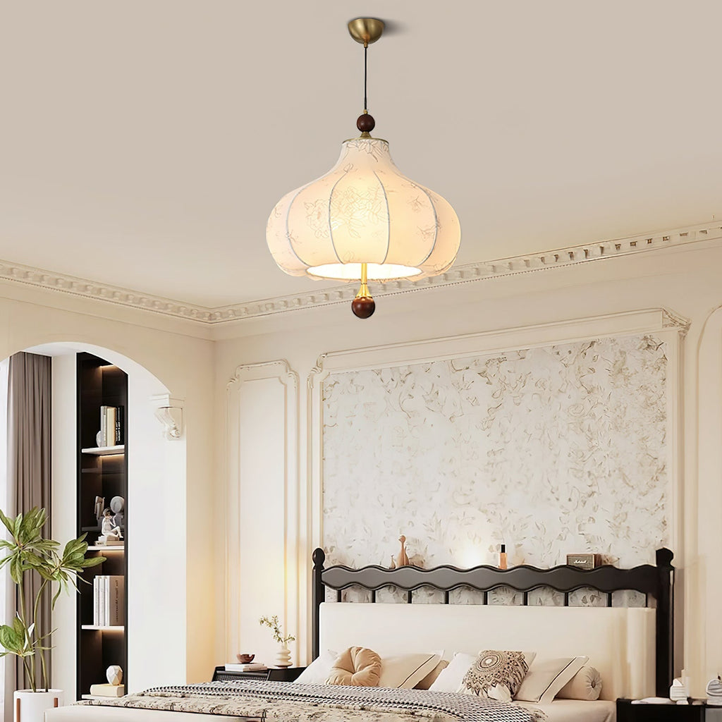 Narenaria Fabric Pendant Light-Moonnatur