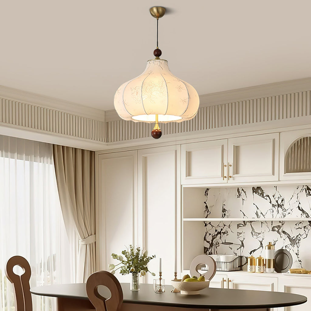 Narenaria Fabric Pendant Light-Moonnatur