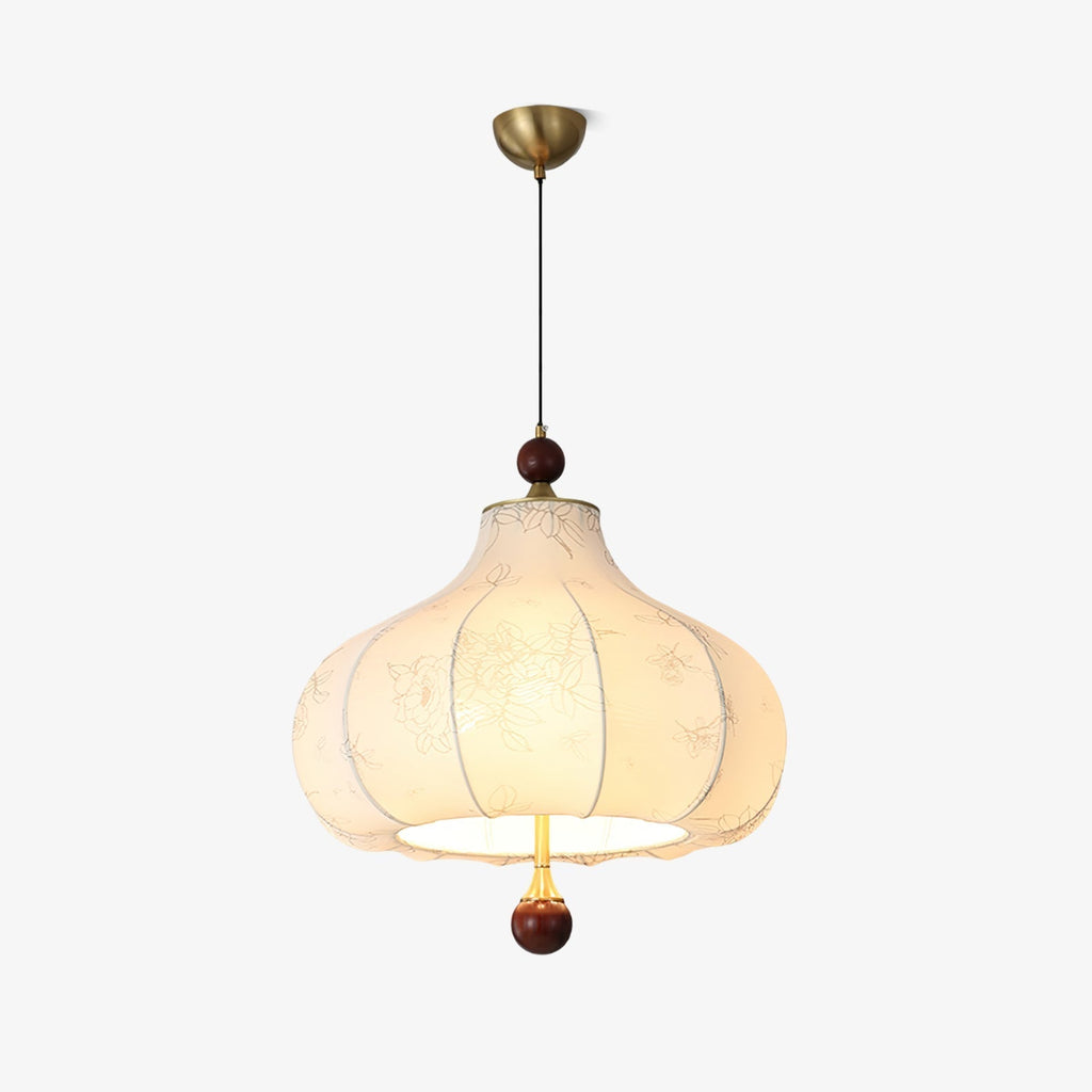 Narenaria Fabric Pendant Light-Moonnatur