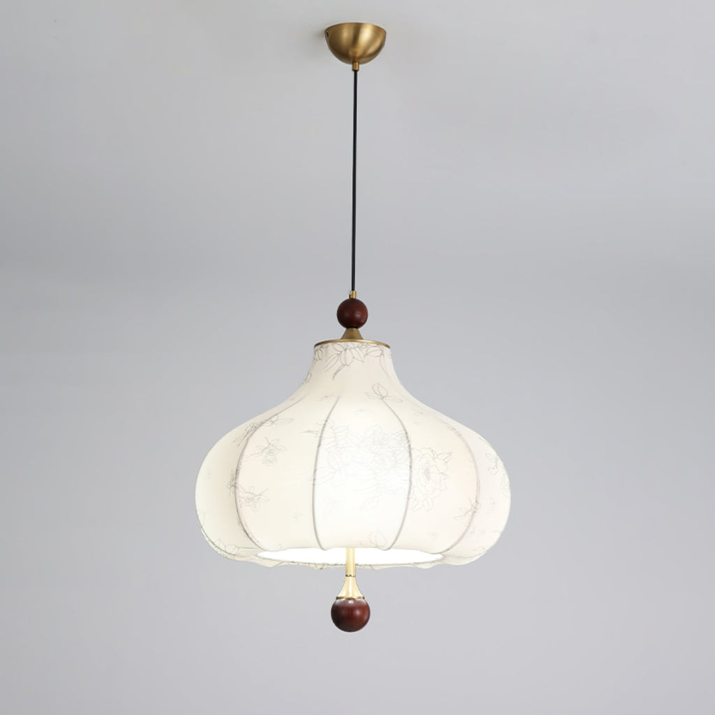 Narenaria Fabric Pendant Light-Moonnatur