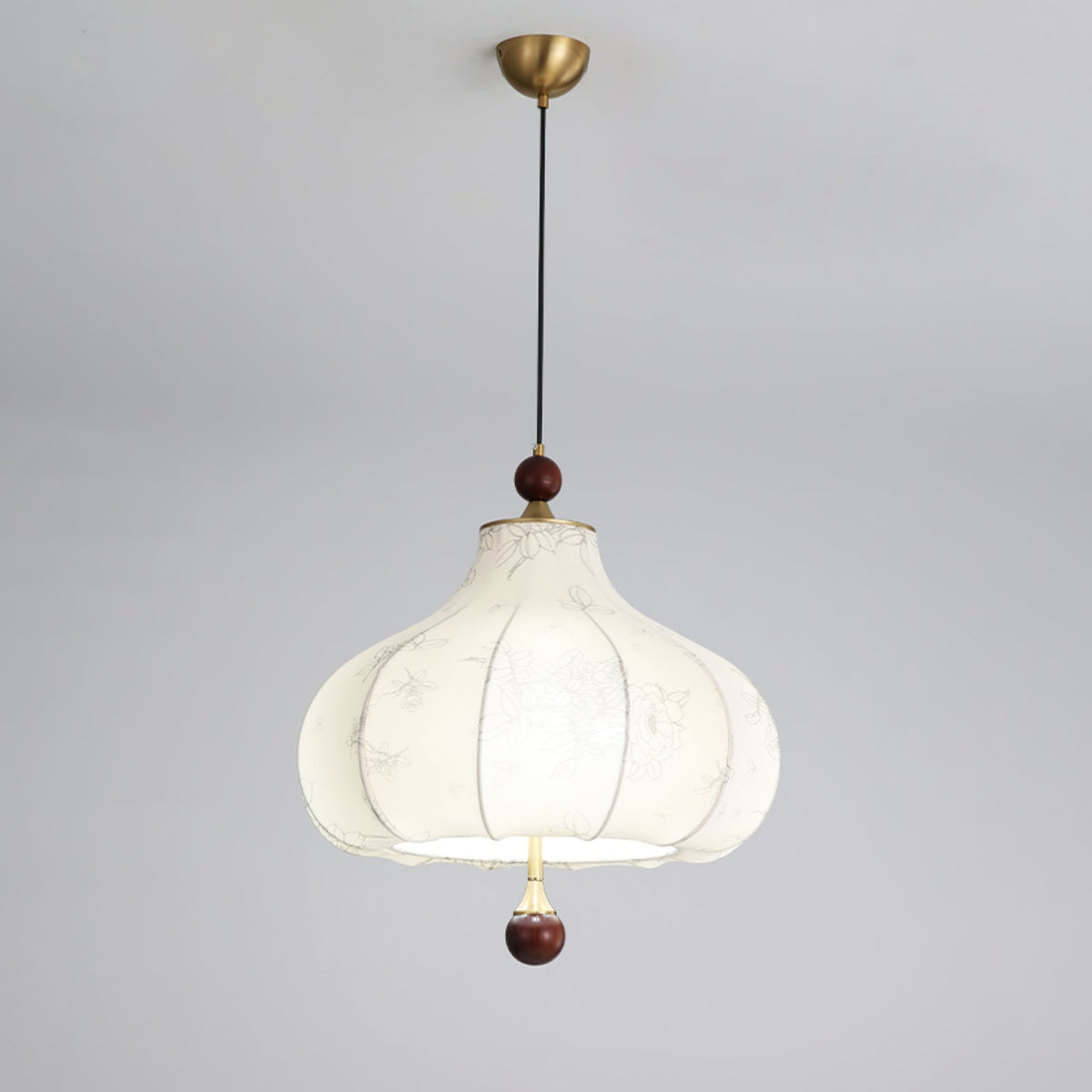 Narenaria Fabric Pendant Light-Moonnatur