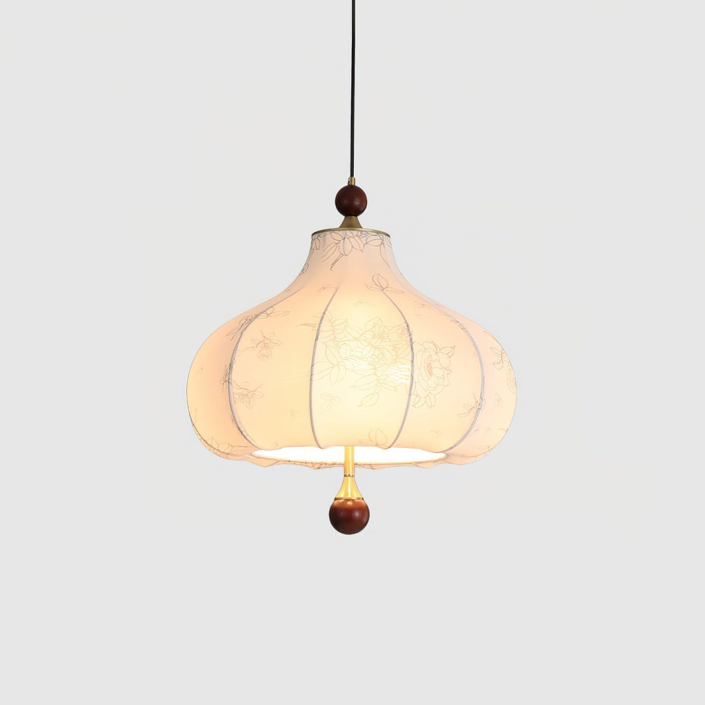 Narenaria Fabric Pendant Light-Moonnatur
