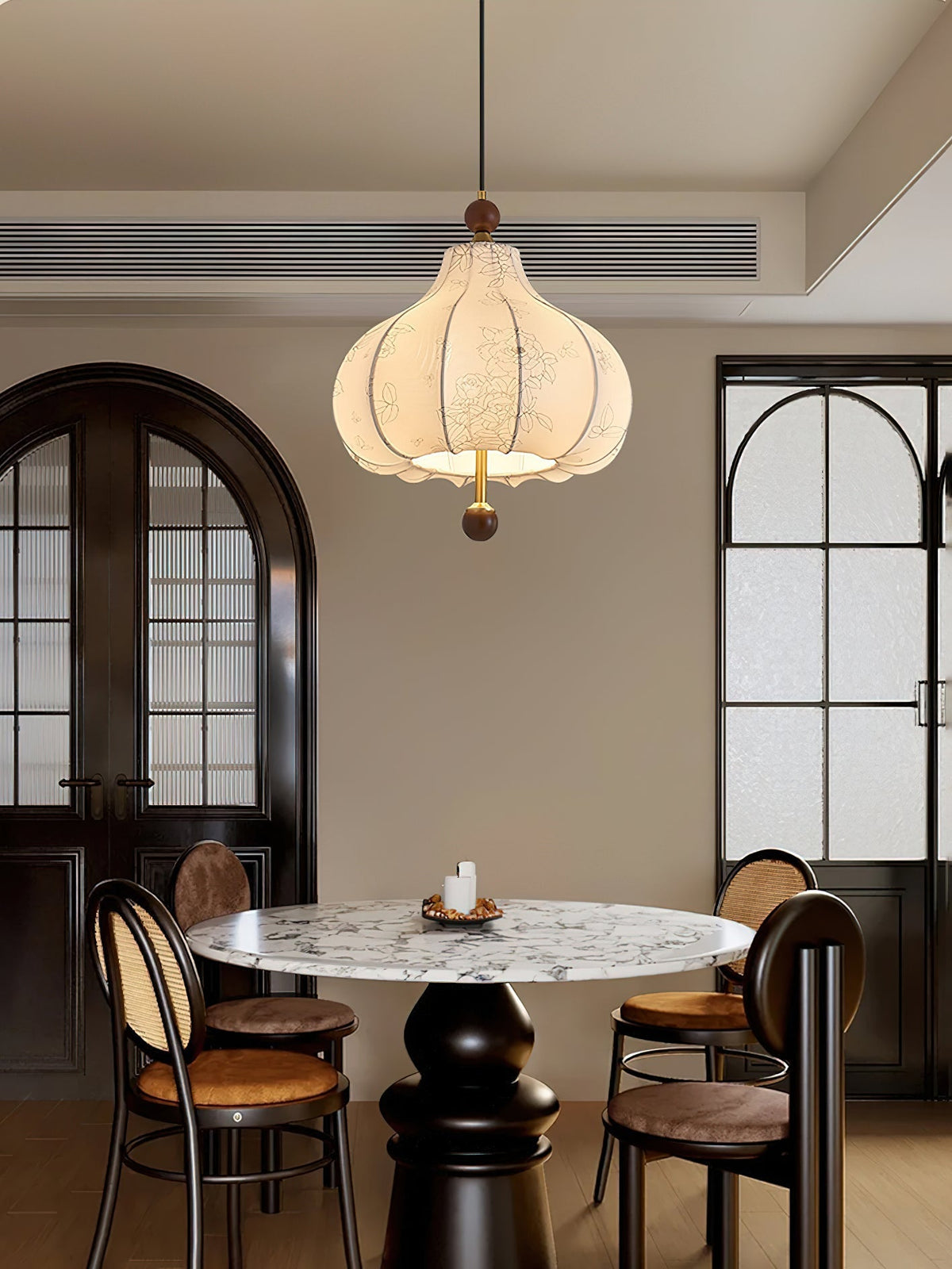 Narenaria Fabric Pendant Light-Moonnatur