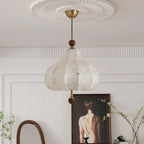 Narenaria Fabric Pendant Light-Moonnatur