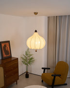 Ilwoven Fabric Pendant Light-Moonnatur