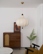 Ilwoven Fabric Pendant Light-Moonnatur