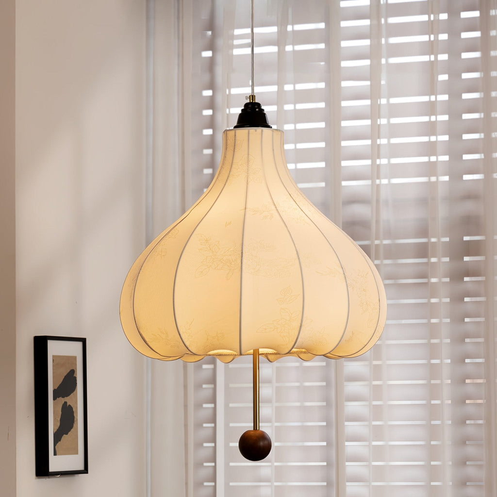 Ilwoven Fabric Pendant Light-Moonnatur