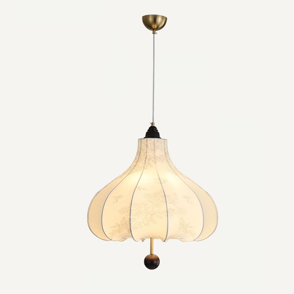 Ilwoven Fabric Pendant Light-Moonnatur