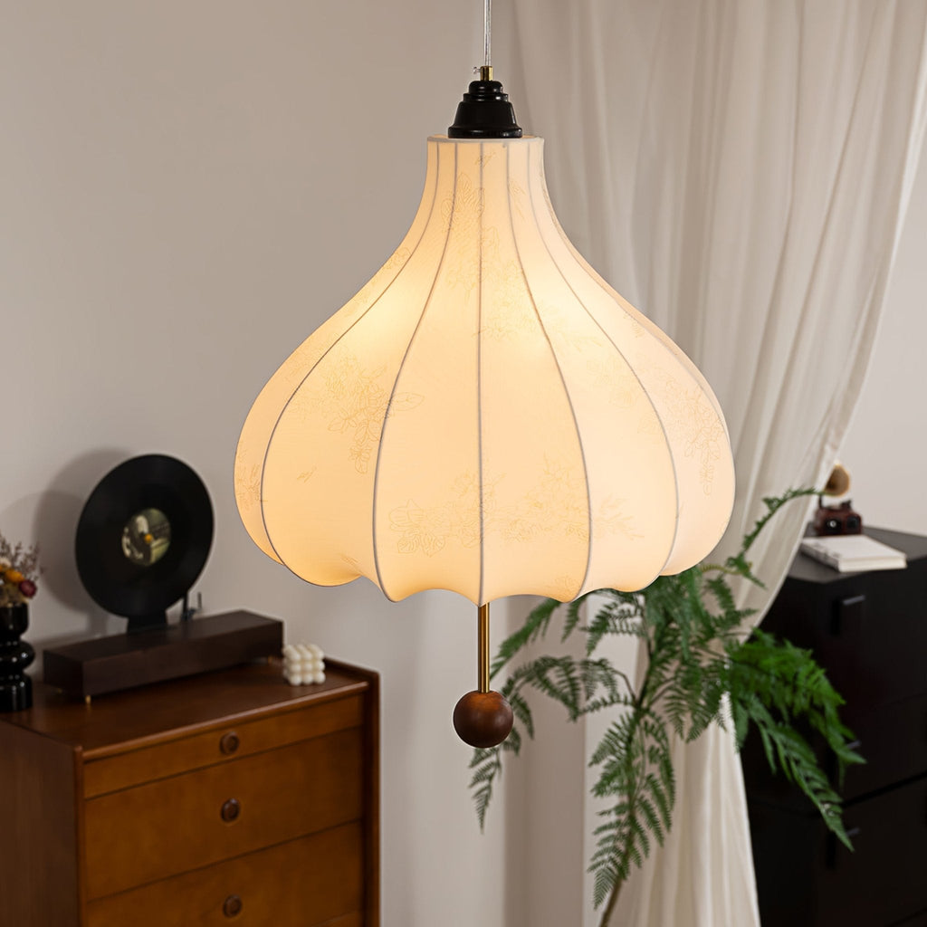 Ilwoven Fabric Pendant Light-Moonnatur