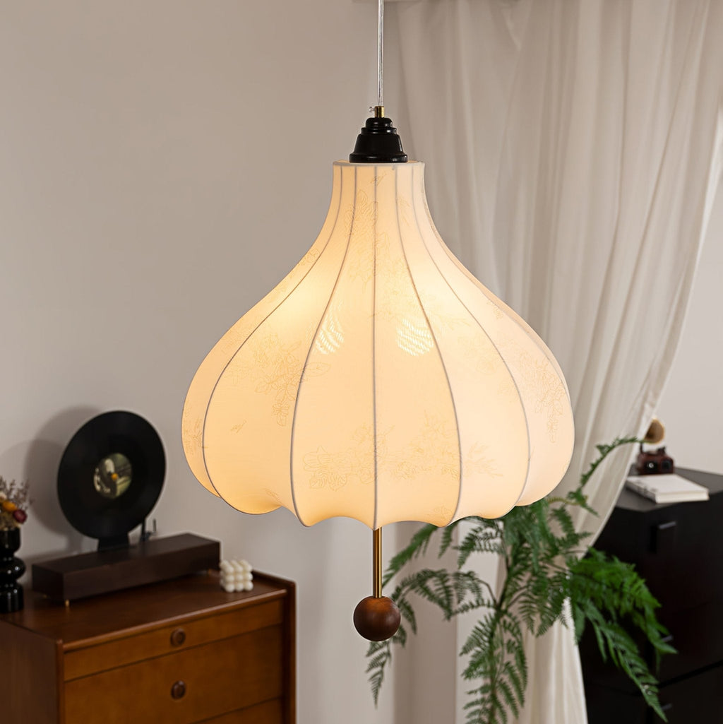 Ilwoven Fabric Pendant Light-Moonnatur