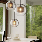 Zirelle Glass Pendant Lamp-Moonnatur