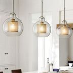 Zirelle Glass Pendant Lamp-Moonnatur