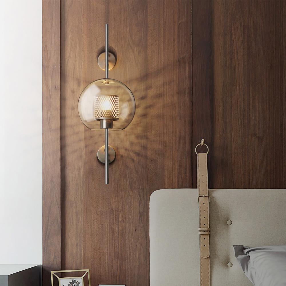 Liravelle Glass Wall Light-Moonnatur