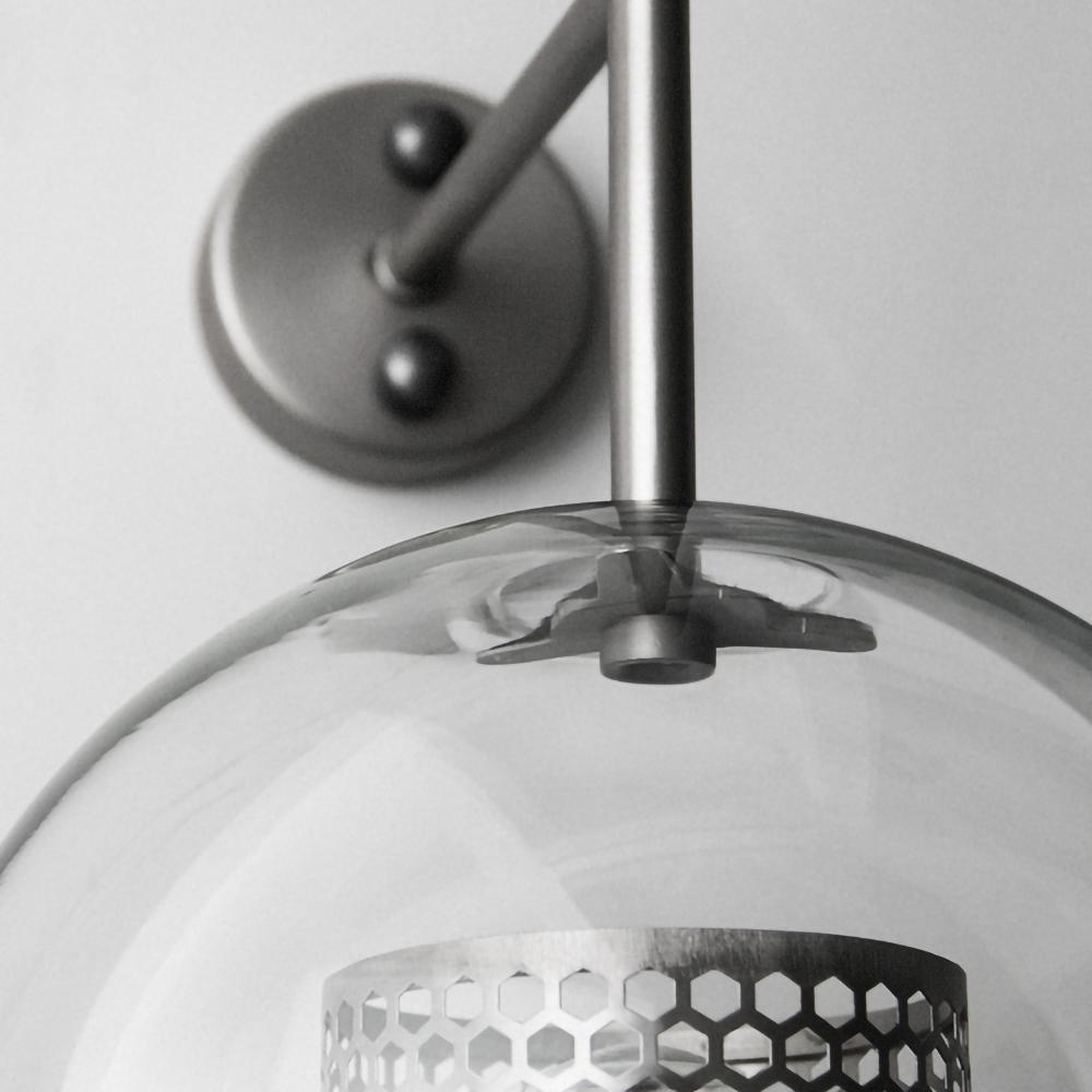 Liravelle Glass Wall Light-Moonnatur