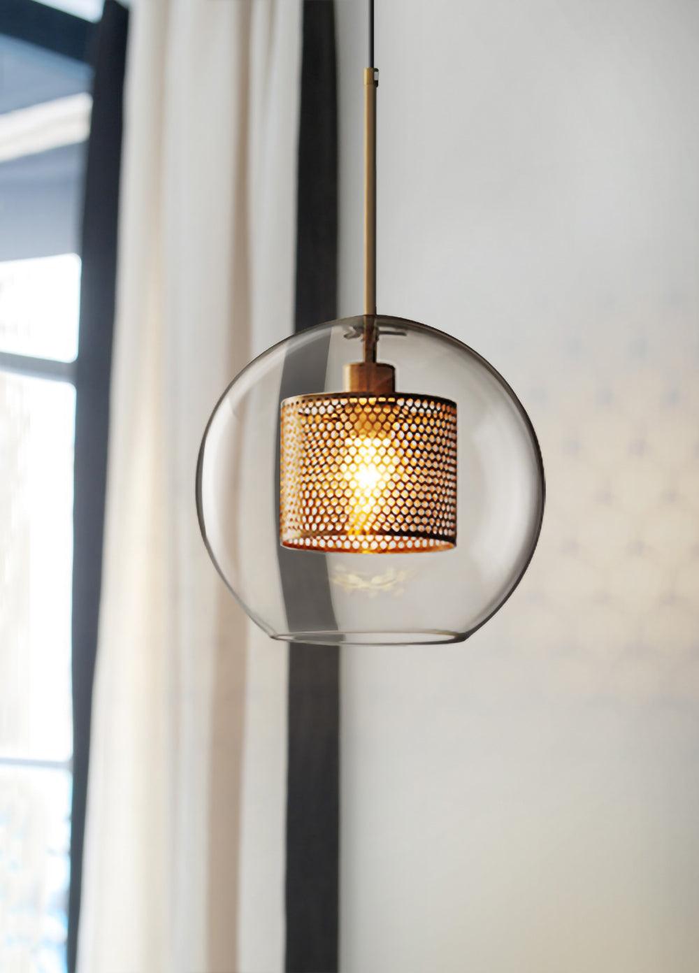 Zirelle Glass Pendant Lamp-Moonnatur