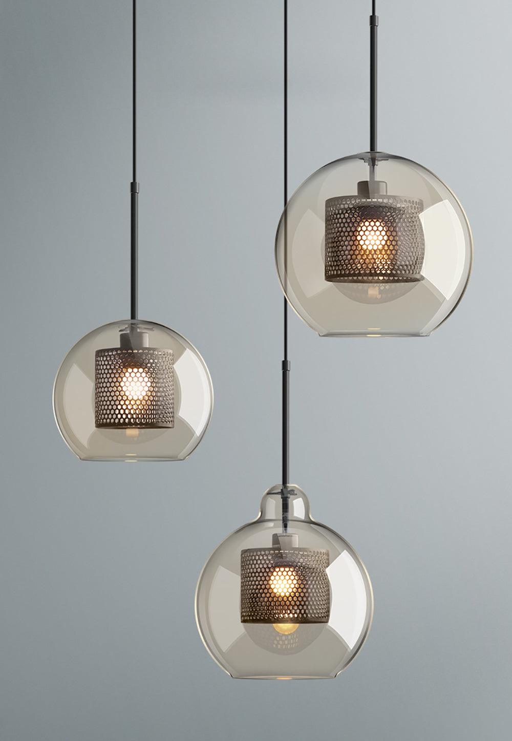 Zirelle Glass Pendant Lamp-Moonnatur