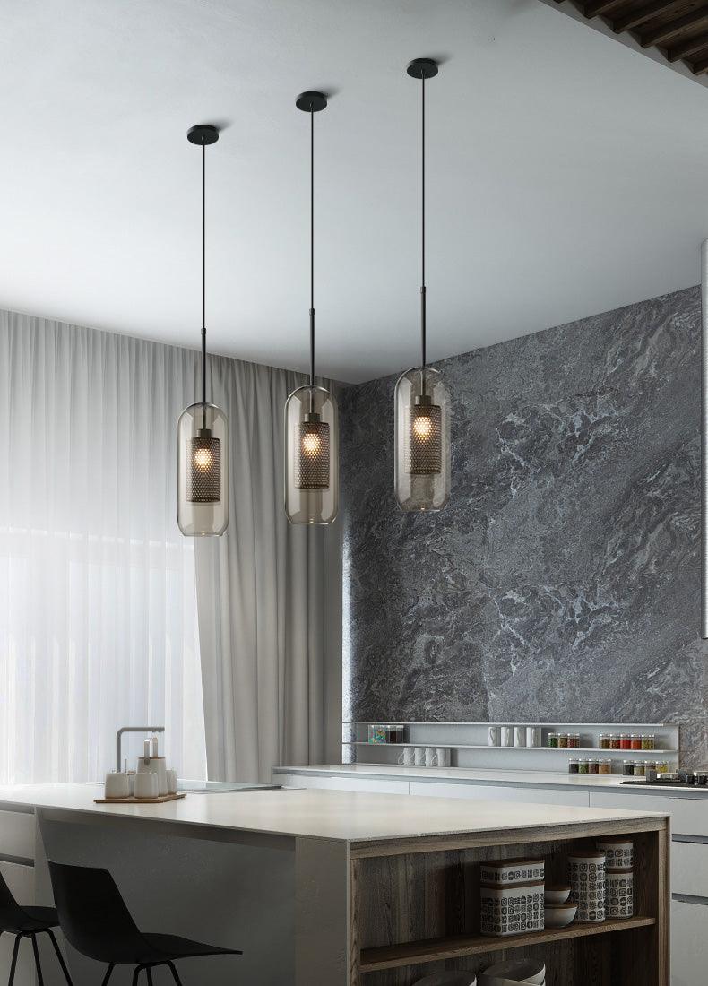 Zirelle Glass Pendant Lamp-Moonnatur