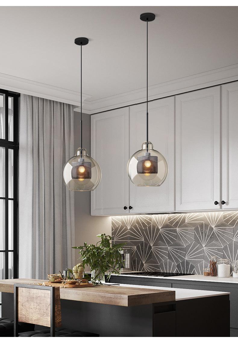 Zirelle Glass Pendant Lamp-Moonnatur
