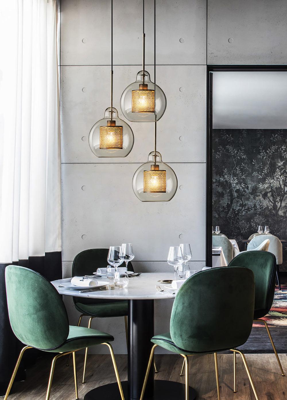 Zirelle Glass Pendant Lamp-Moonnatur