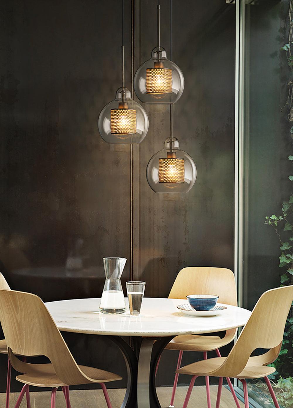 Zirelle Glass Pendant Lamp-Moonnatur