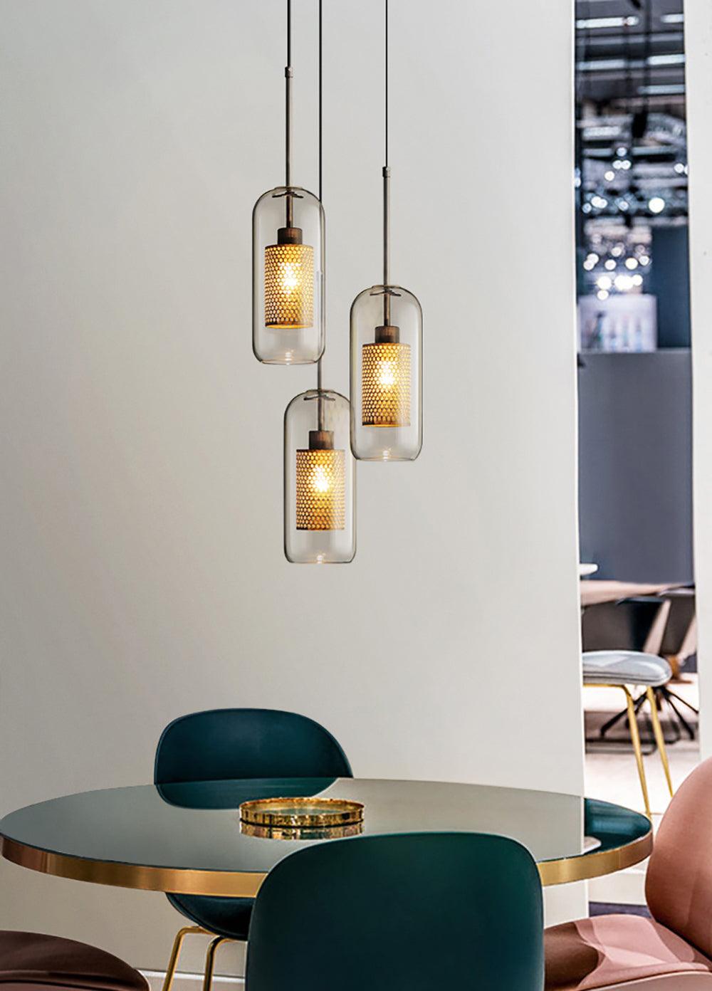 Zirelle Glass Pendant Lamp-Moonnatur