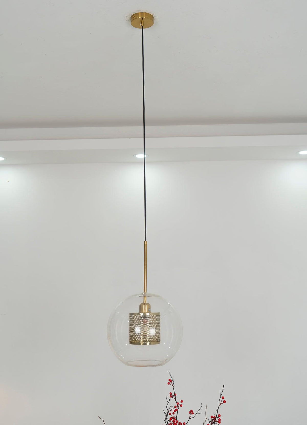 Zirelle Glass Pendant Lamp-Moonnatur