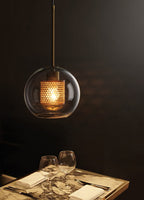 Zirelle Glass Pendant Lamp-Moonnatur