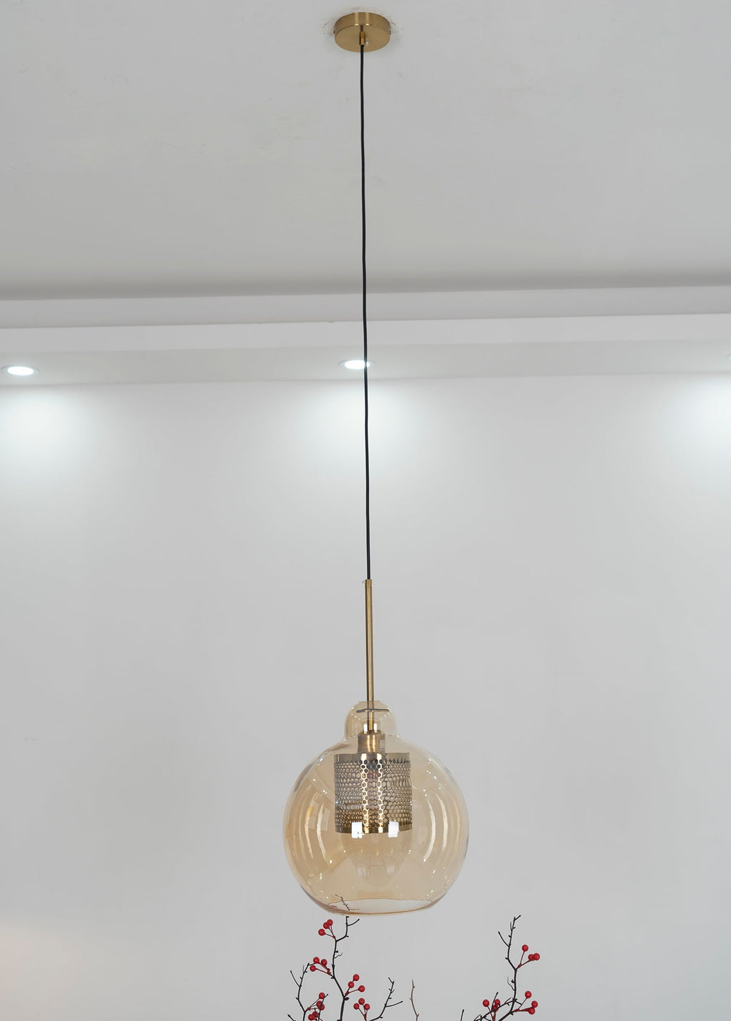 Zirelle Glass Pendant Lamp-Moonnatur