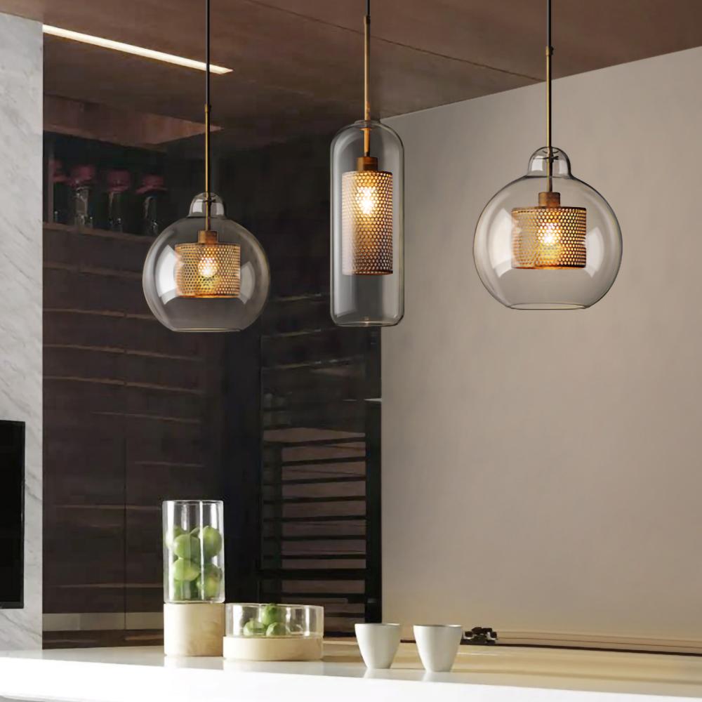 Zirelle Glass Pendant Lamp-Moonnatur