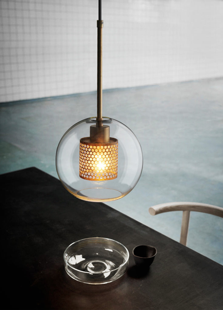 Zirelle Glass Pendant Lamp-Moonnatur