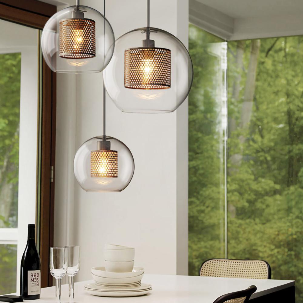 Zirelle Glass Pendant Lamp-Moonnatur