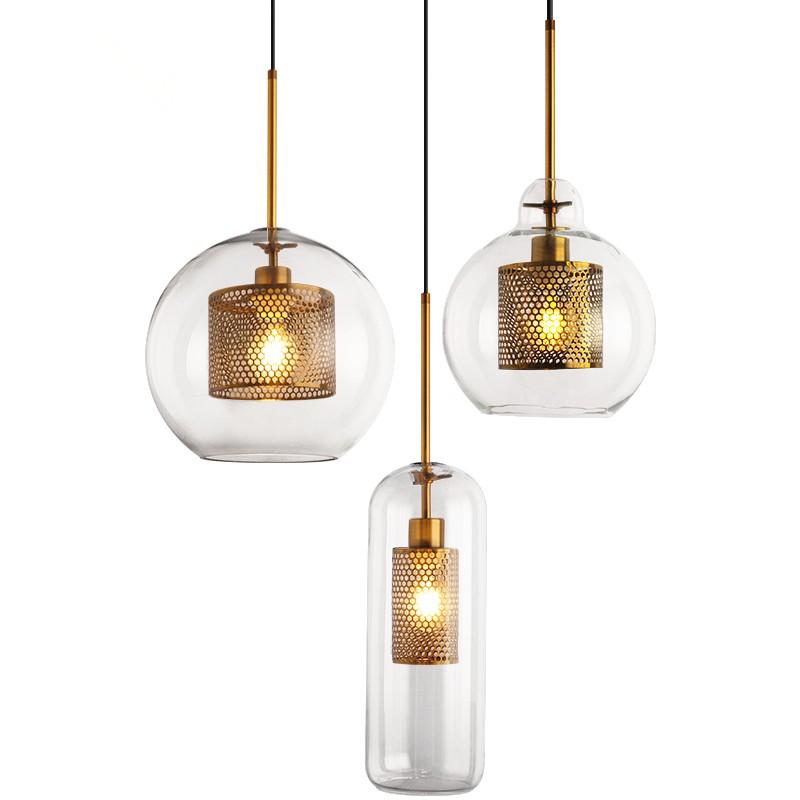 Zirelle Glass Pendant Lamp-Moonnatur