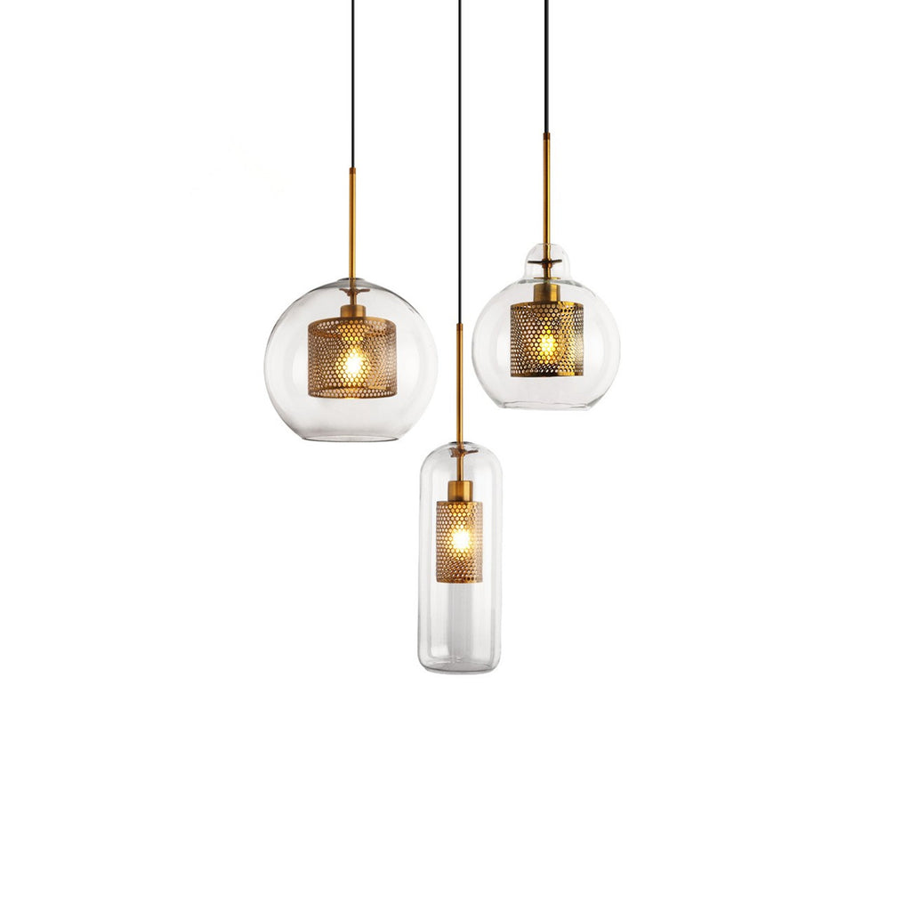 Zirelle Glass Pendant Lamp-Moonnatur