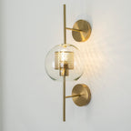 Liravelle Glass Wall Light-Moonnatur