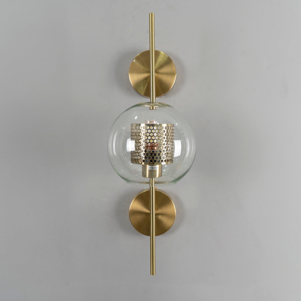 Liravelle Glass Wall Light-Moonnatur