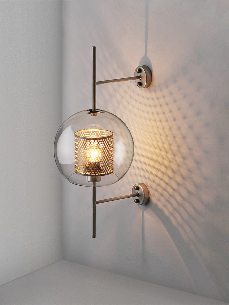 Liravelle Glass Wall Light-Moonnatur