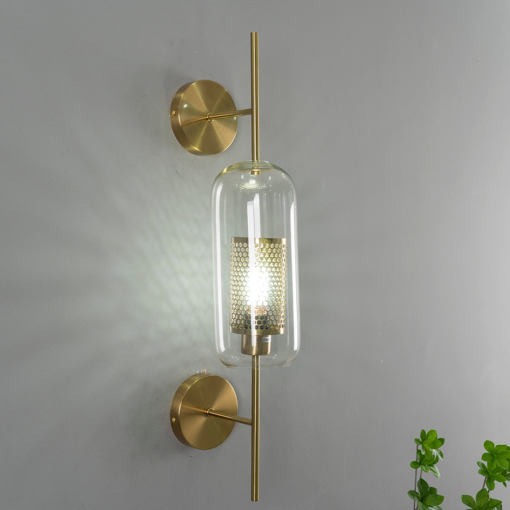 Liravelle Glass Wall Light-Moonnatur