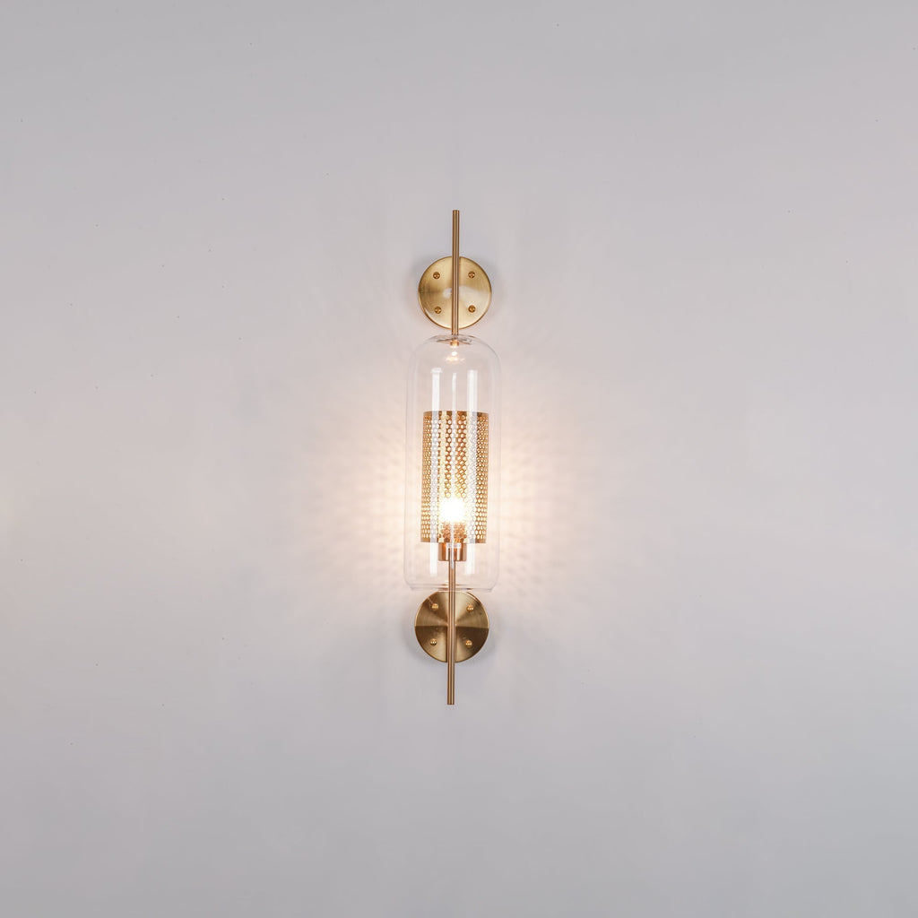 Liravelle Glass Wall Light-Moonnatur
