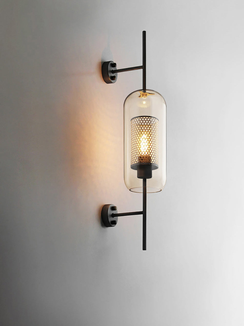 Liravelle Glass Wall Light-Moonnatur