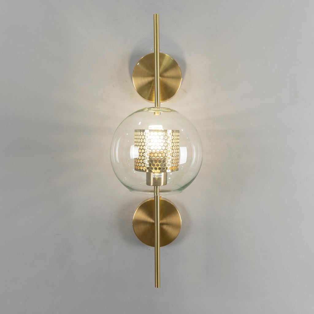 Liravelle Glass Wall Light-Moonnatur